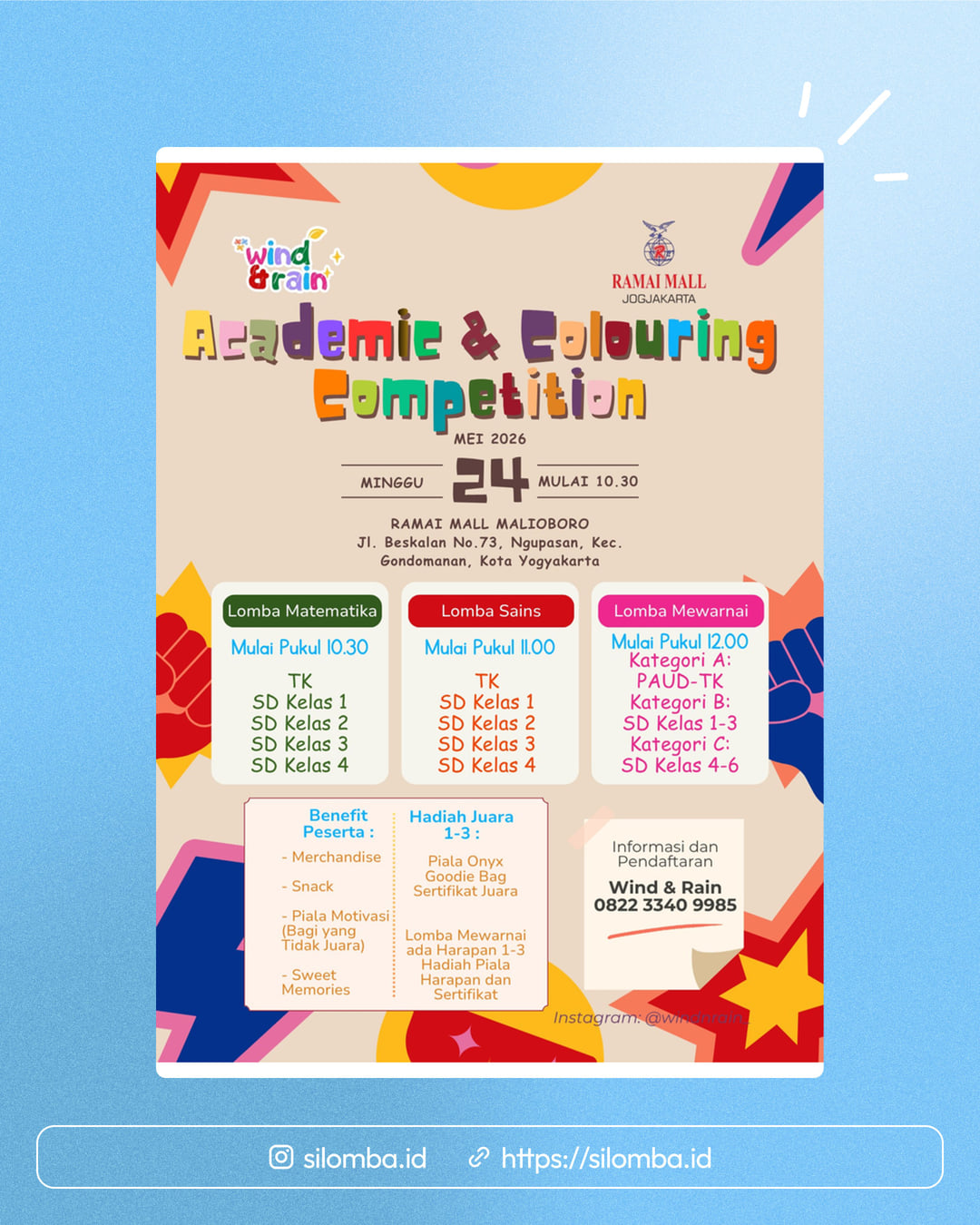 Academic & Colouring Competition - Poster 1