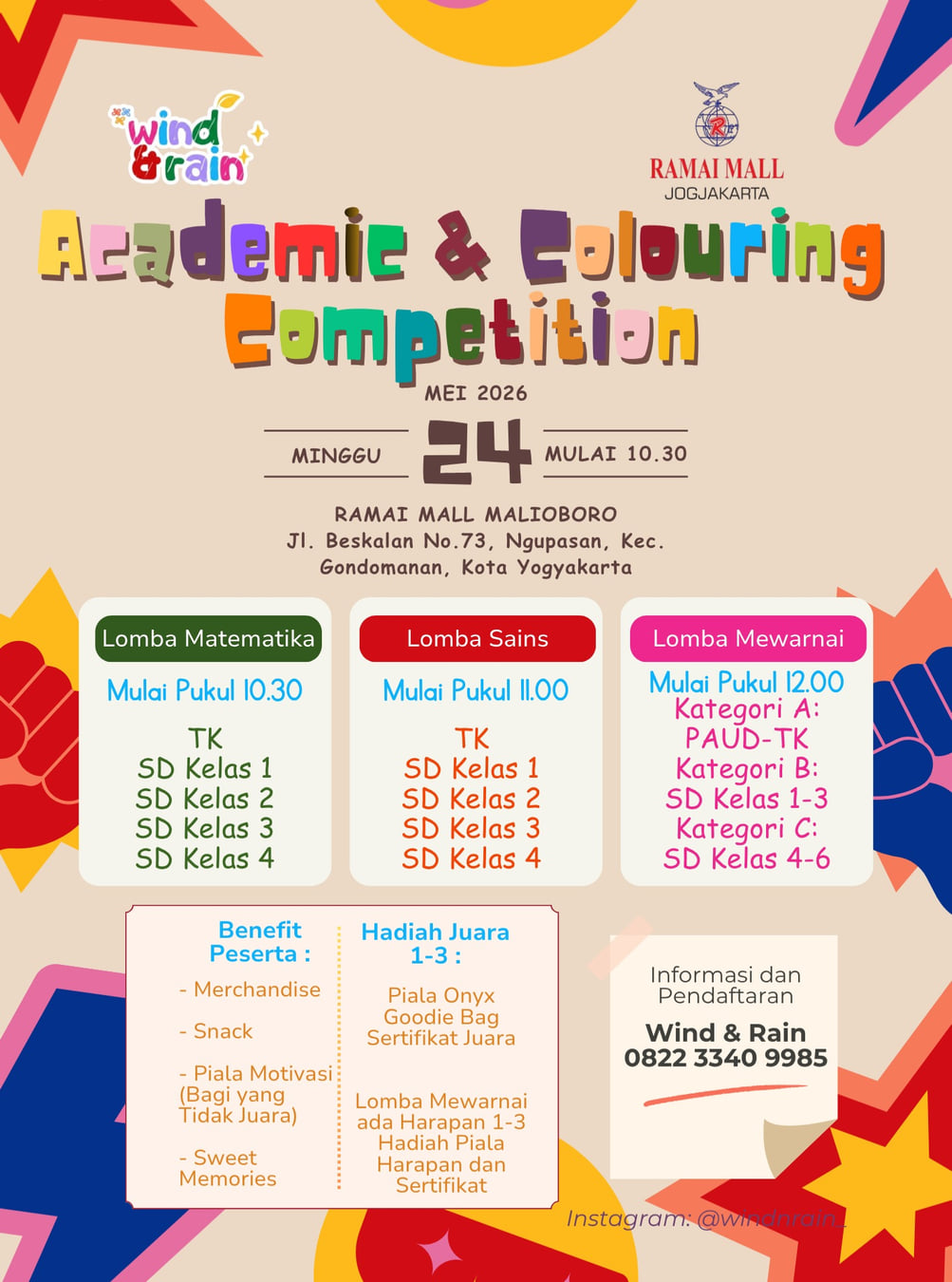 Academic & Colouring Competition - Poster 2
