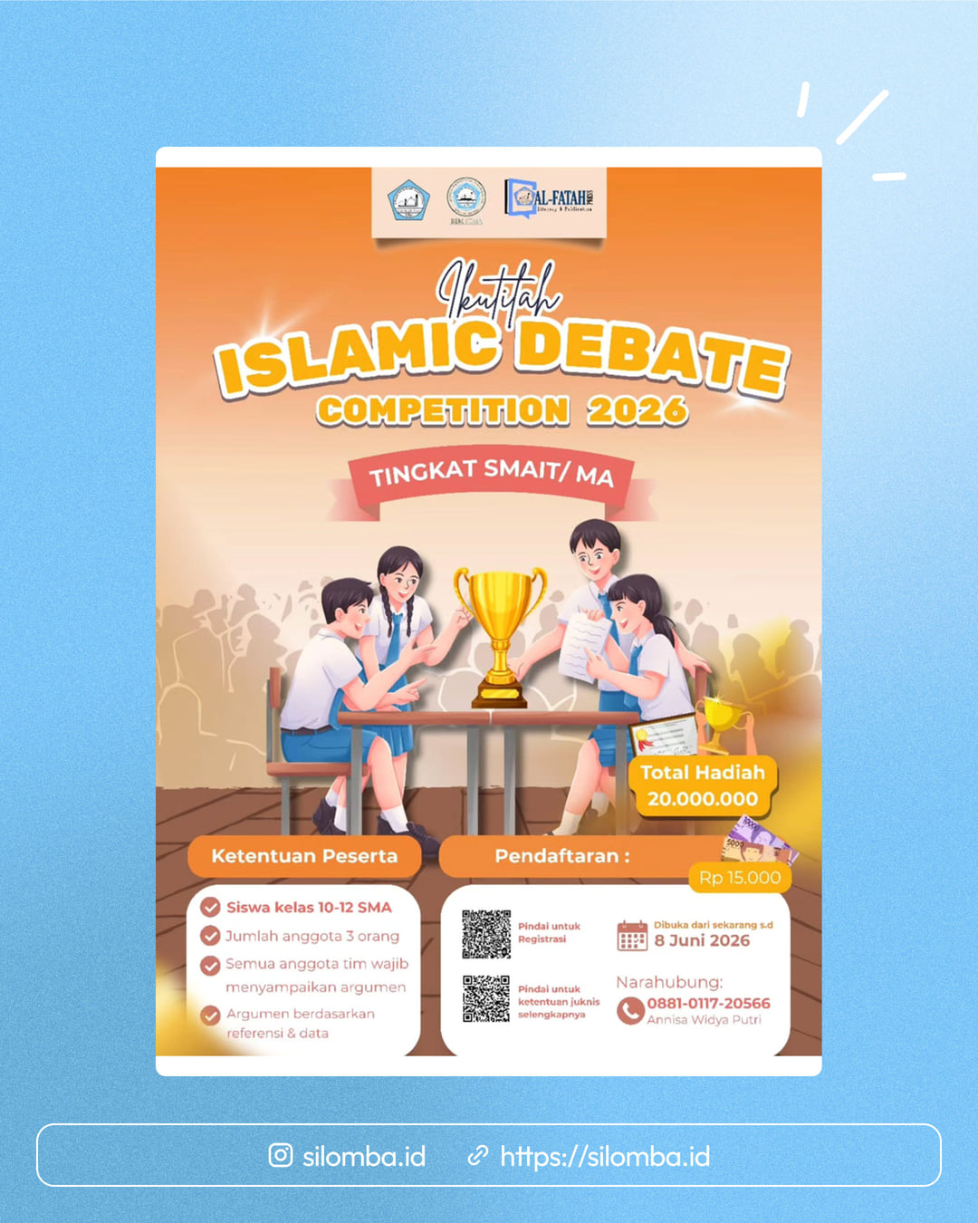 Islamic Debate Competition 2026 - Poster 1