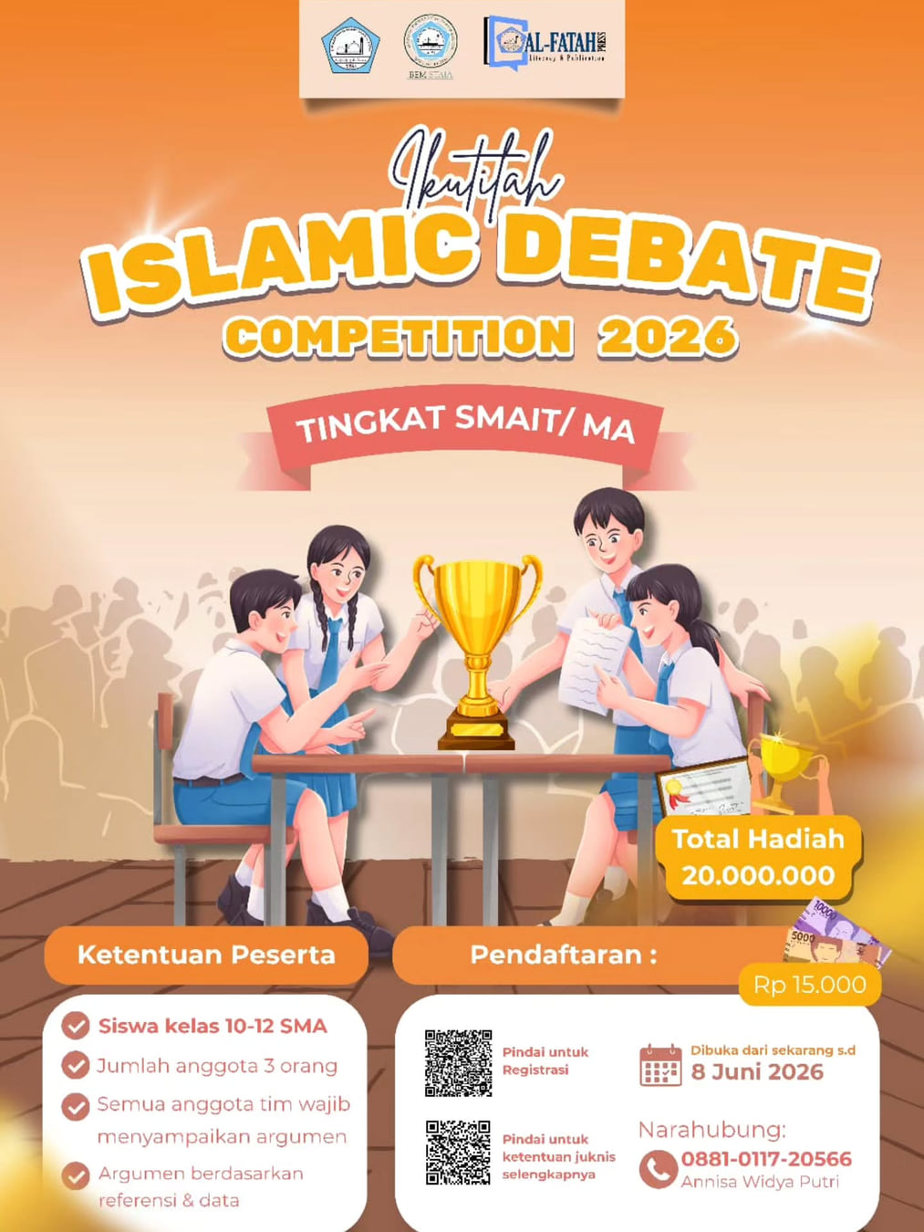 Islamic Debate Competition 2026 - Poster 2