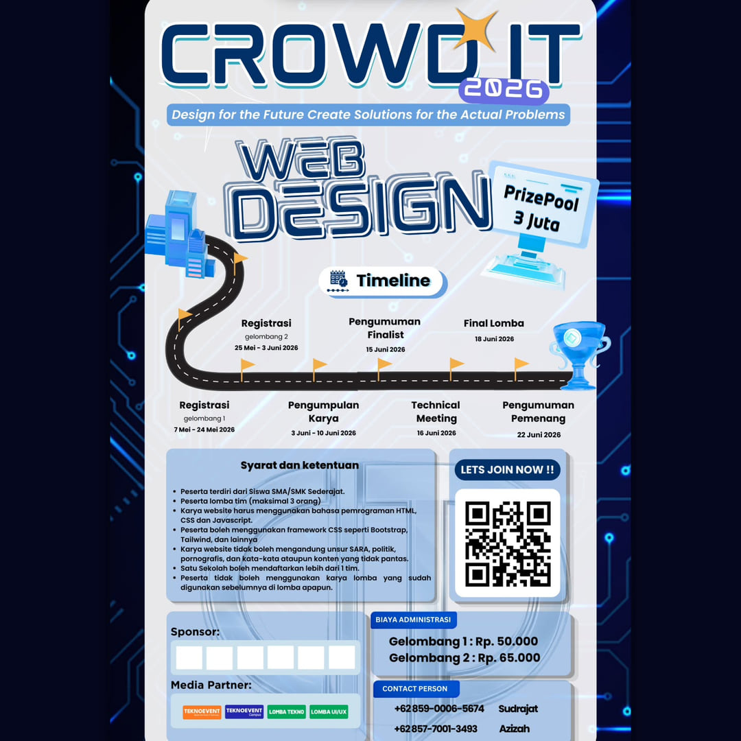 CROWD IT 2026 - Web Design - Poster 2