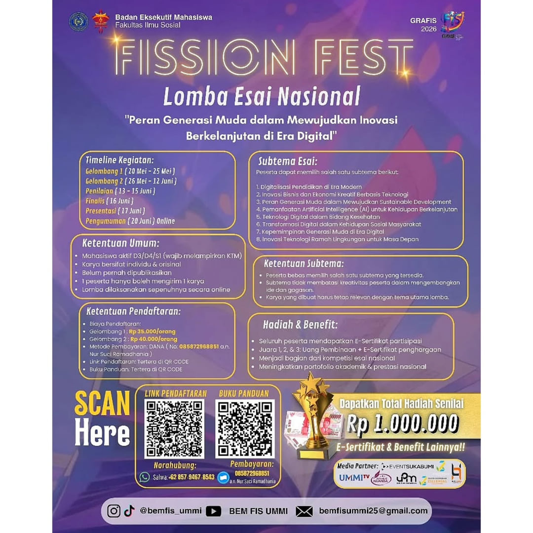 National Essay Competition 2026 (Fission Fest) - Poster 2