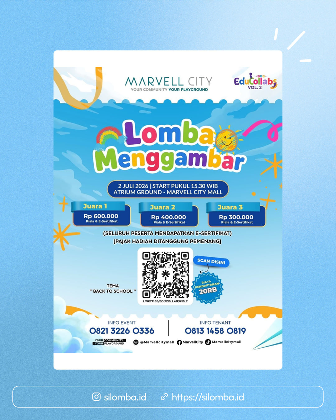 Lomba Menggambar EduCollabs Vol.2 - Poster 1