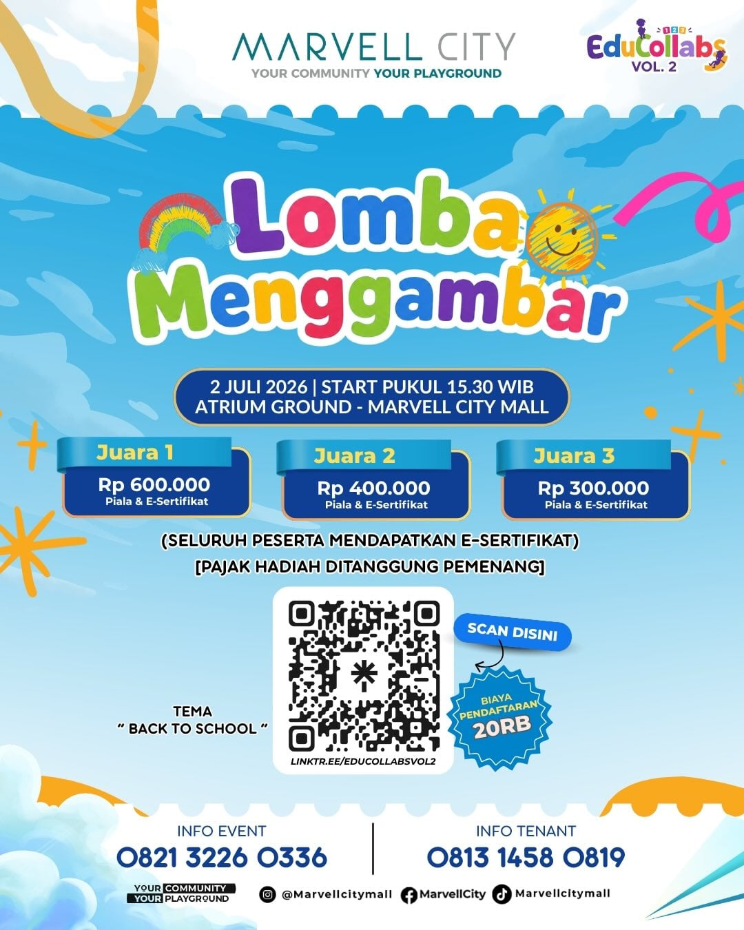 Lomba Menggambar EduCollabs Vol.2 - Poster 2