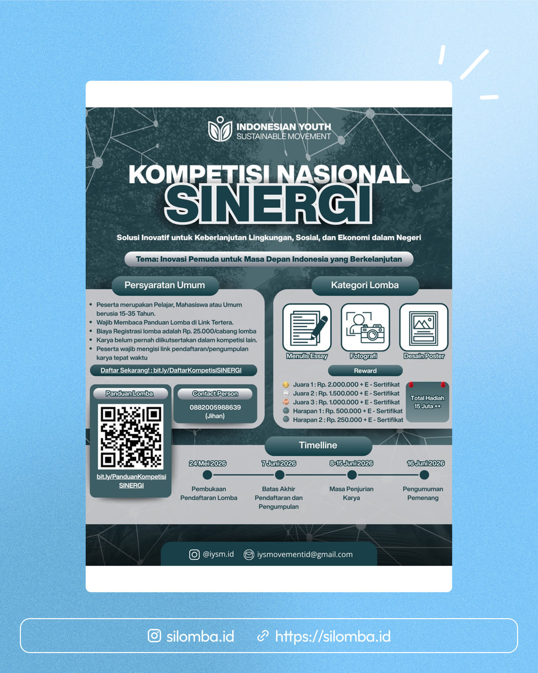 KOMPETISI NASIONAL “SINERGI” - Poster 1