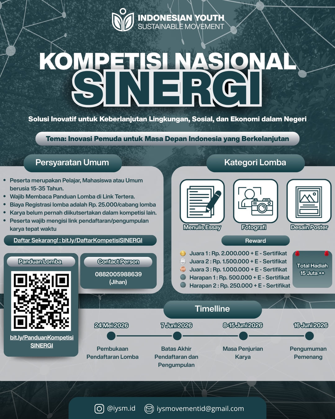 KOMPETISI NASIONAL “SINERGI” - Poster 2