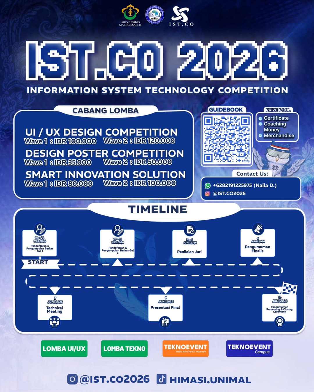 IST.CO 2026 (Information System Technology Competition) - Poster 2