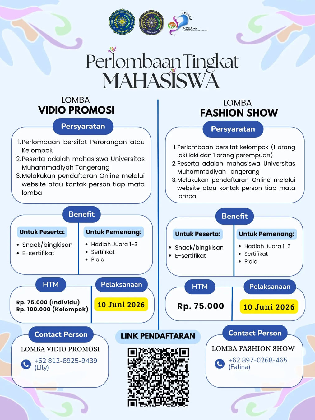 Pesona PGSD 2026 - Poster 2