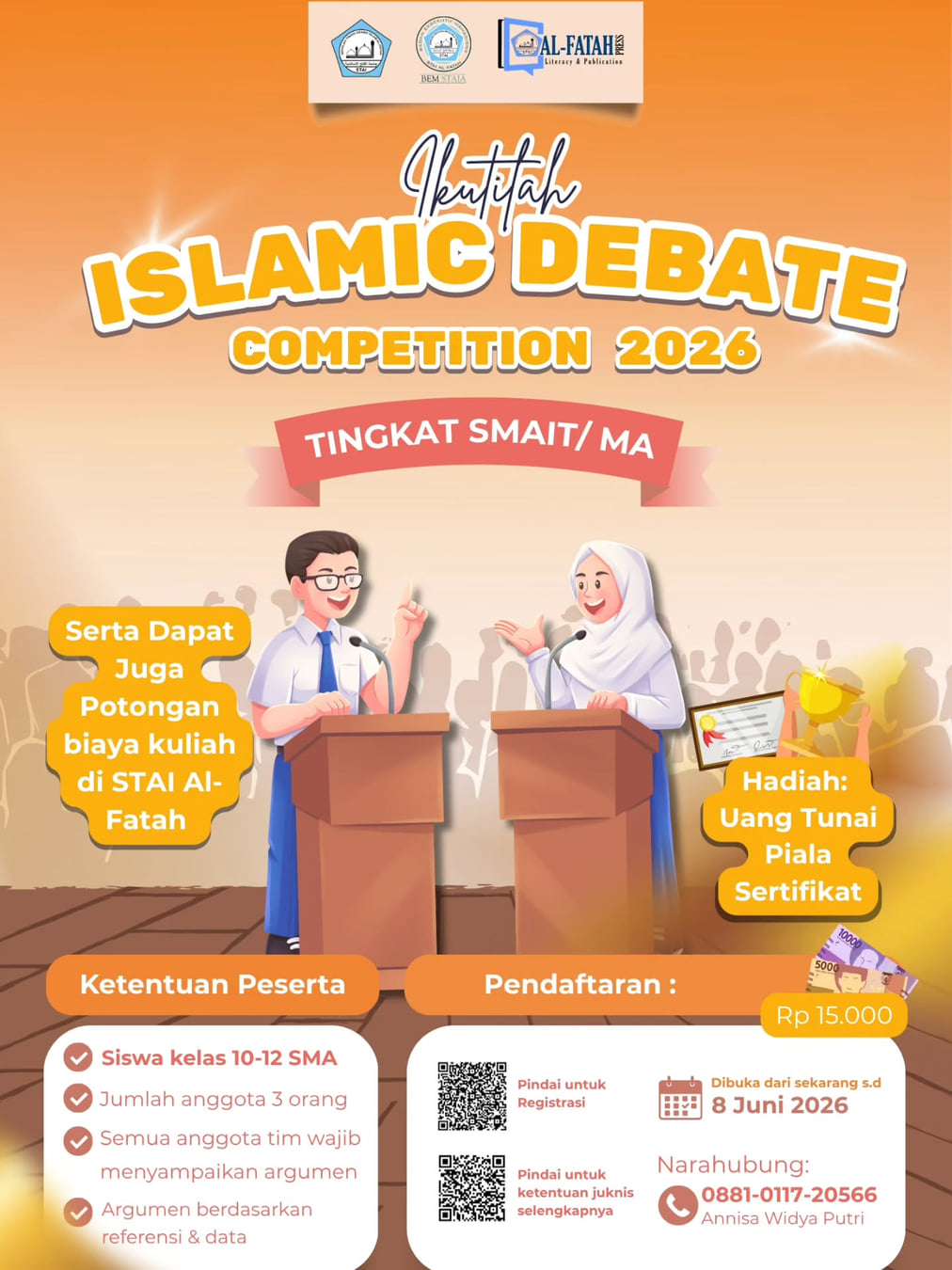 Islamic Debate Competition 2026 - Poster 2