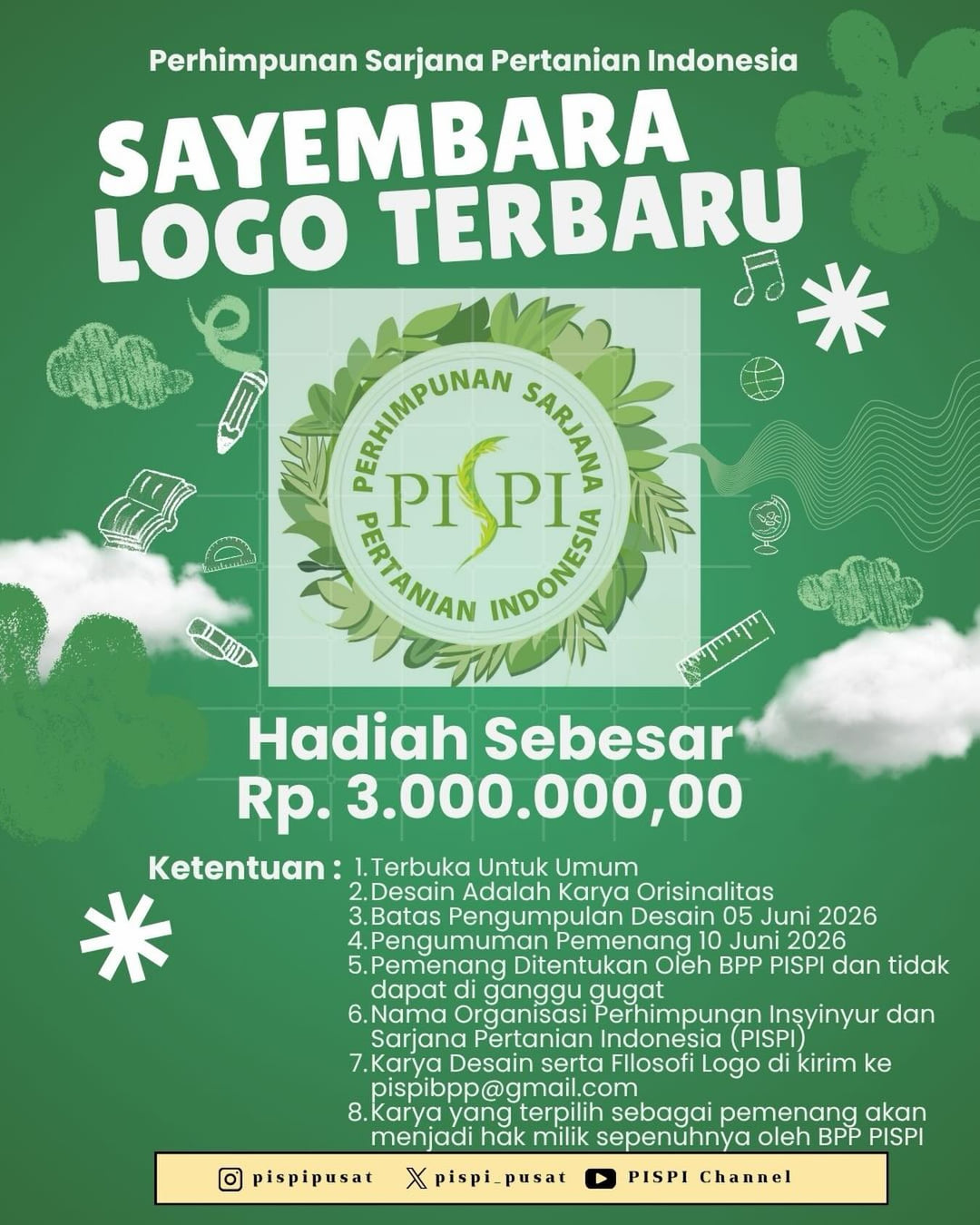 Sayembara Desain Logo Terbaru PISPI - Poster 2