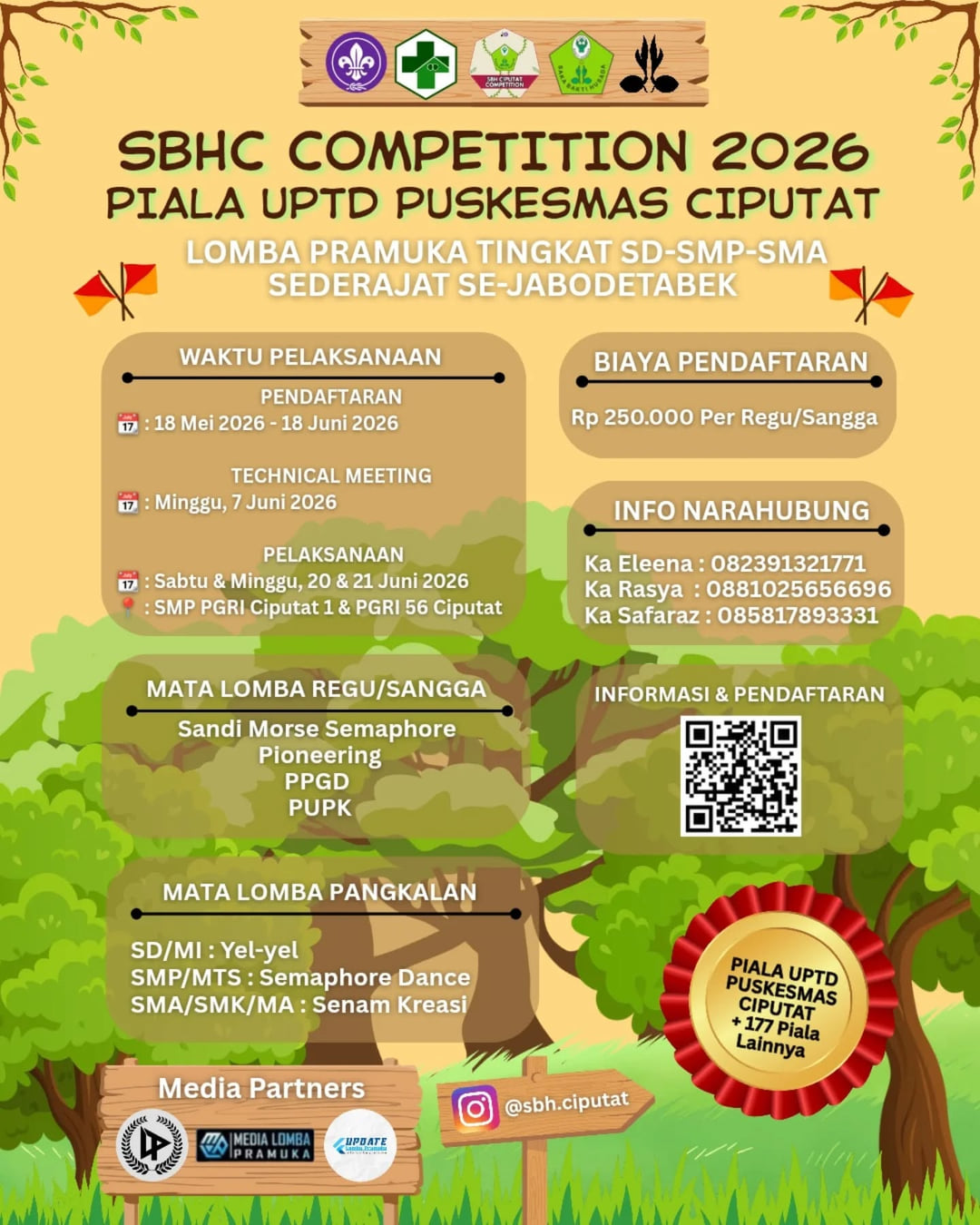 SBHC Competition 2026 Piala UPTD Puskesmas Ciputat - Poster 2