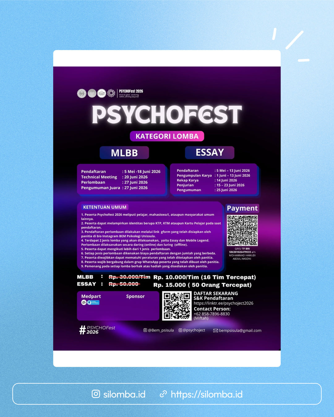 PSYCHOFest 2026 - Poster 1