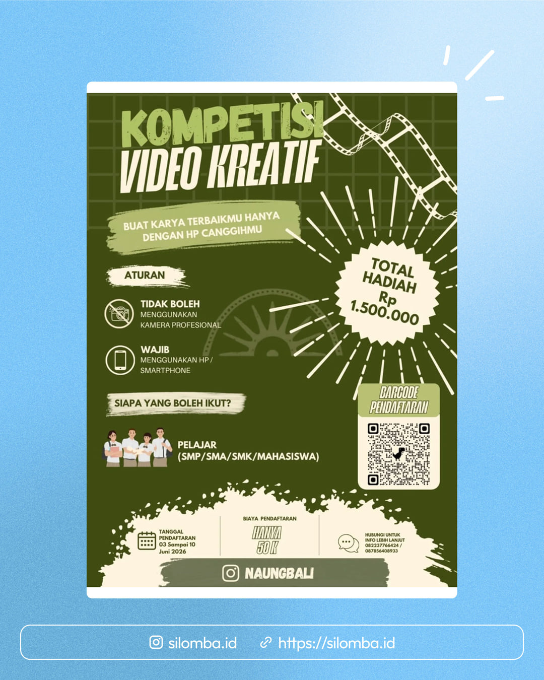 Kompetisi Video Kreatif - Poster 1