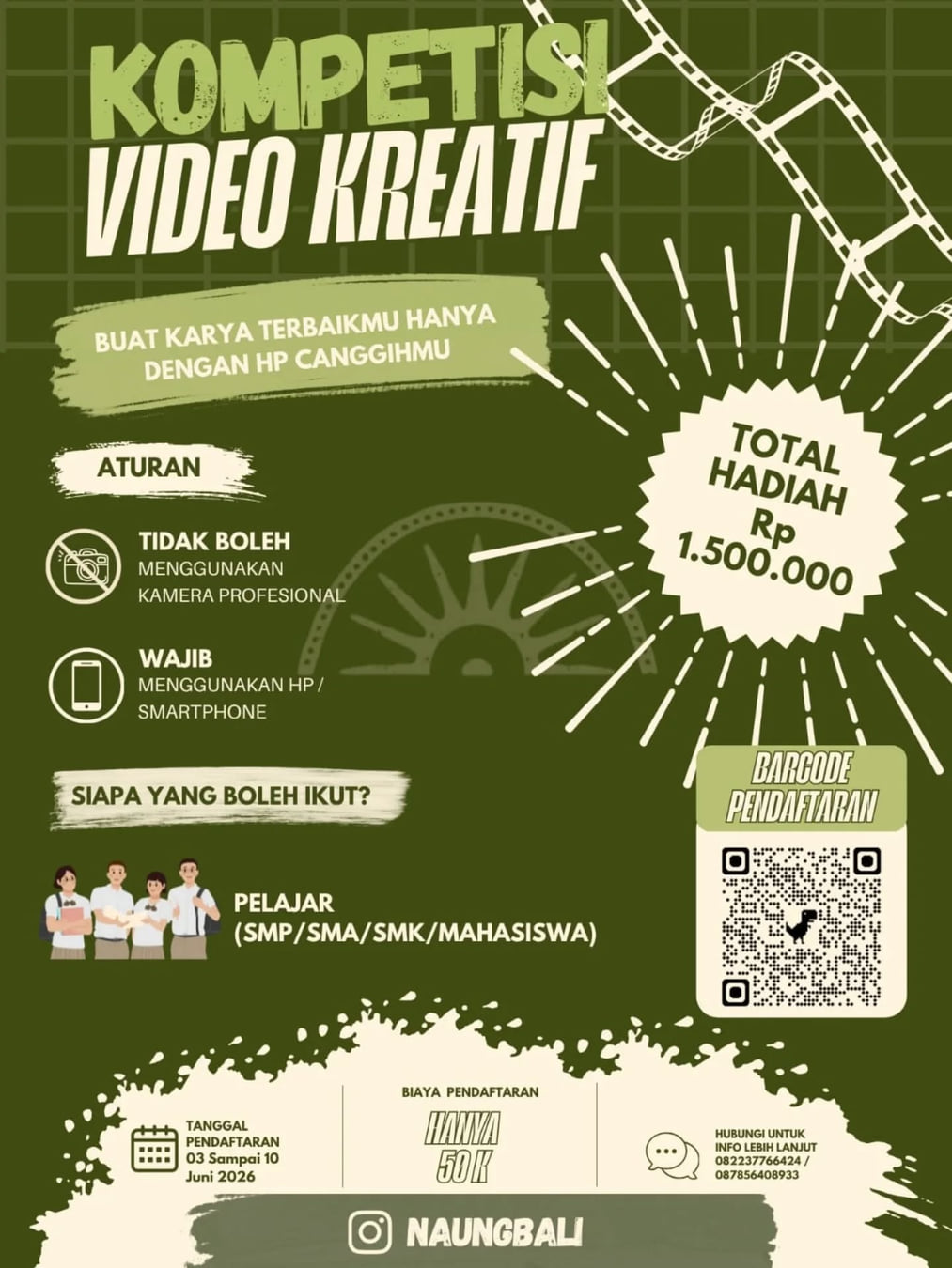 Kompetisi Video Kreatif - Poster 2