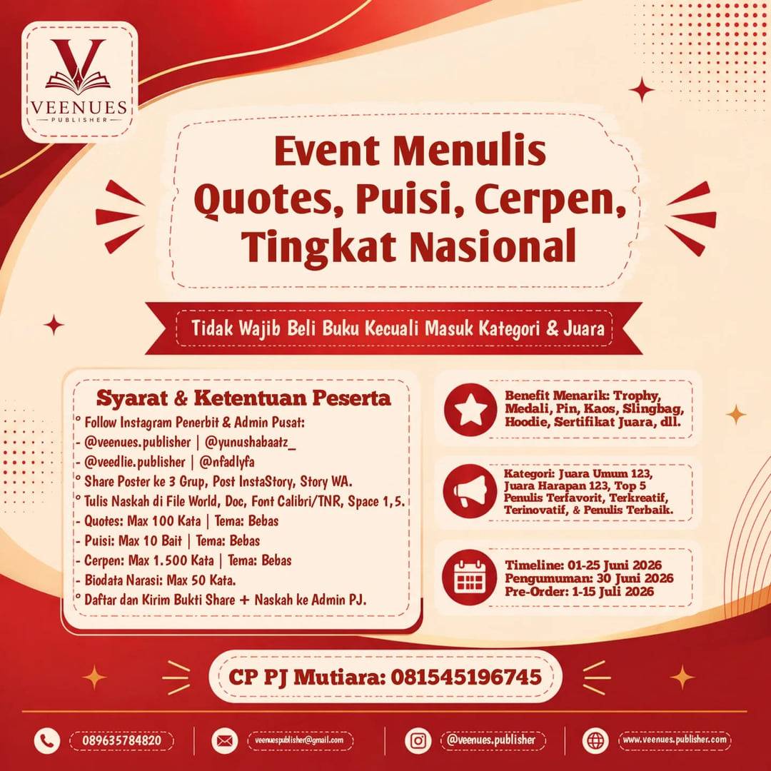 Event Menulis Quotes, Puisi, Cerpen, Tingkat Nasional - Poster 2