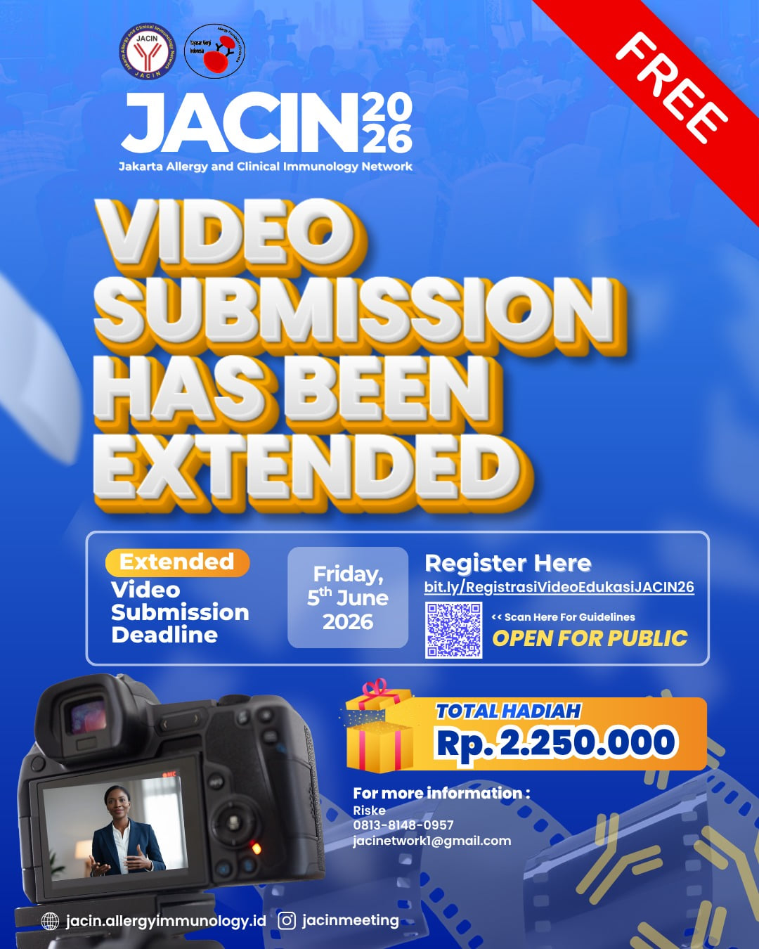 Lomba Video Edukasi JACIN 2026 - Poster 2