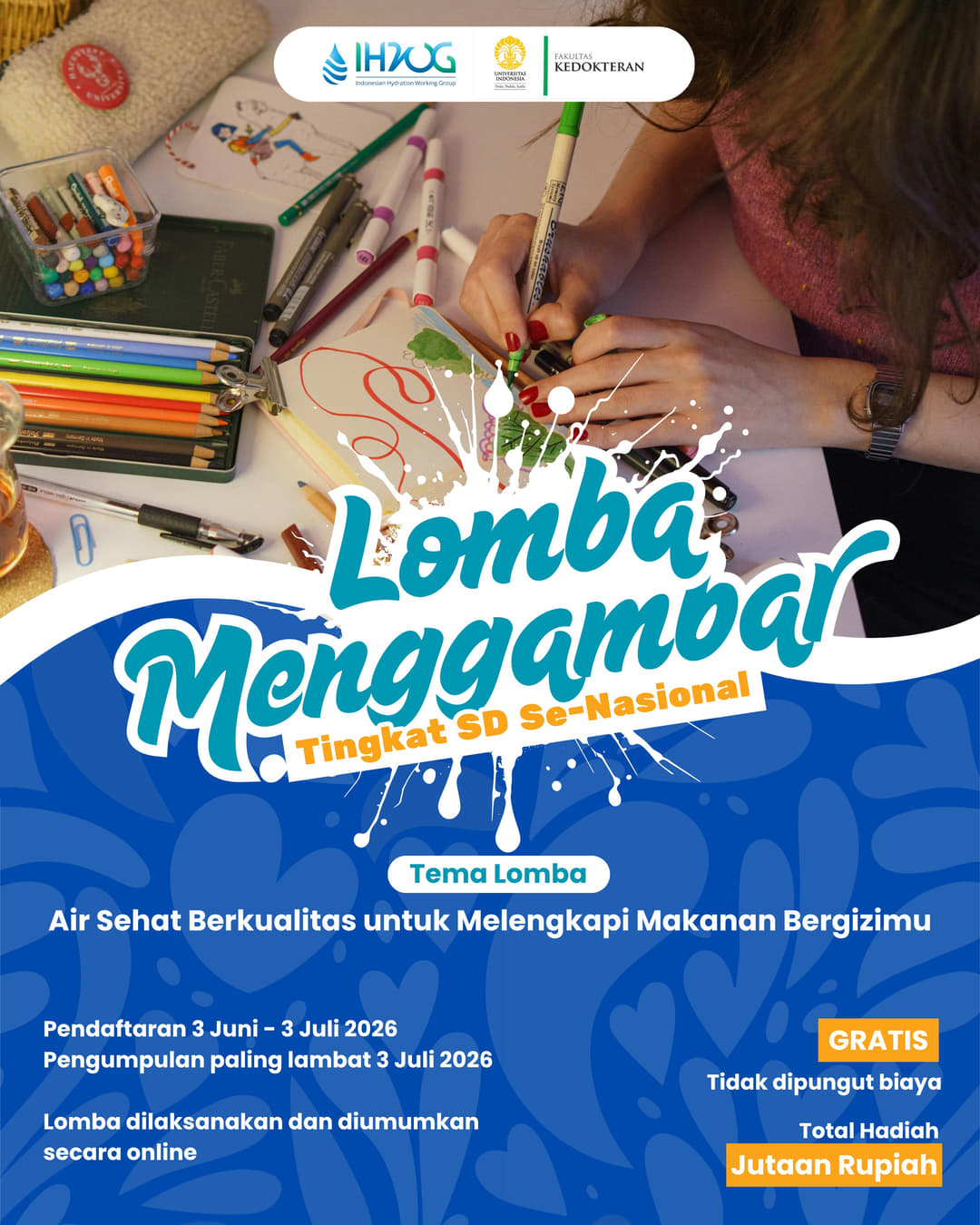 Lomba Menggambar Hari Anak Nasional IHWG FKUI - Poster 2
