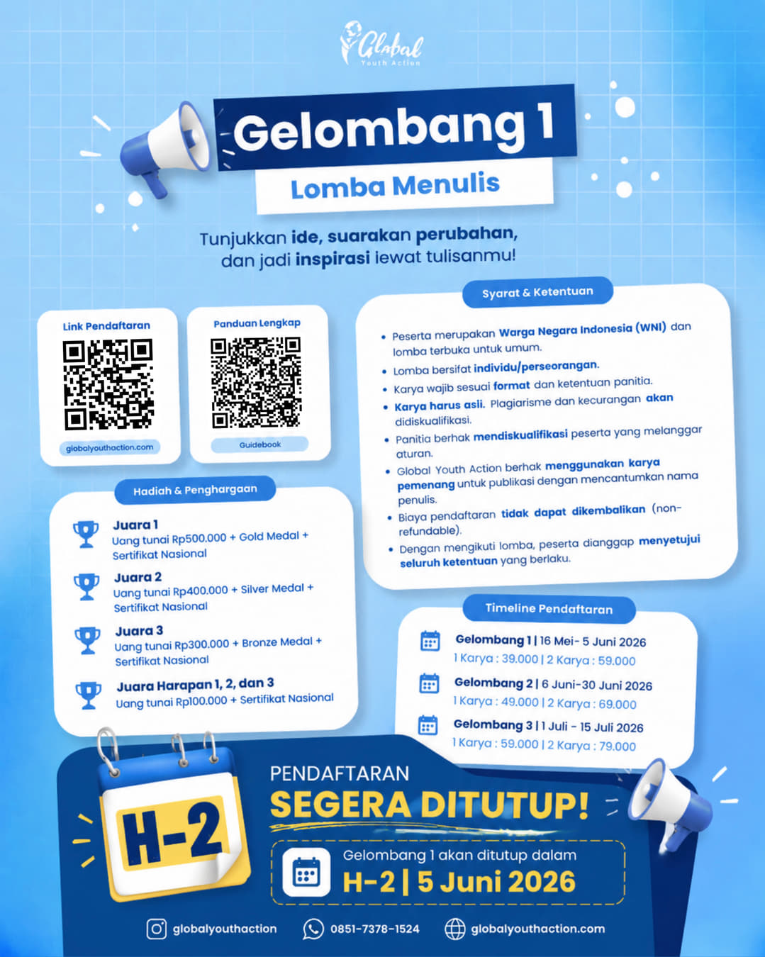 Lomba Menulis 2026 - Poster 2