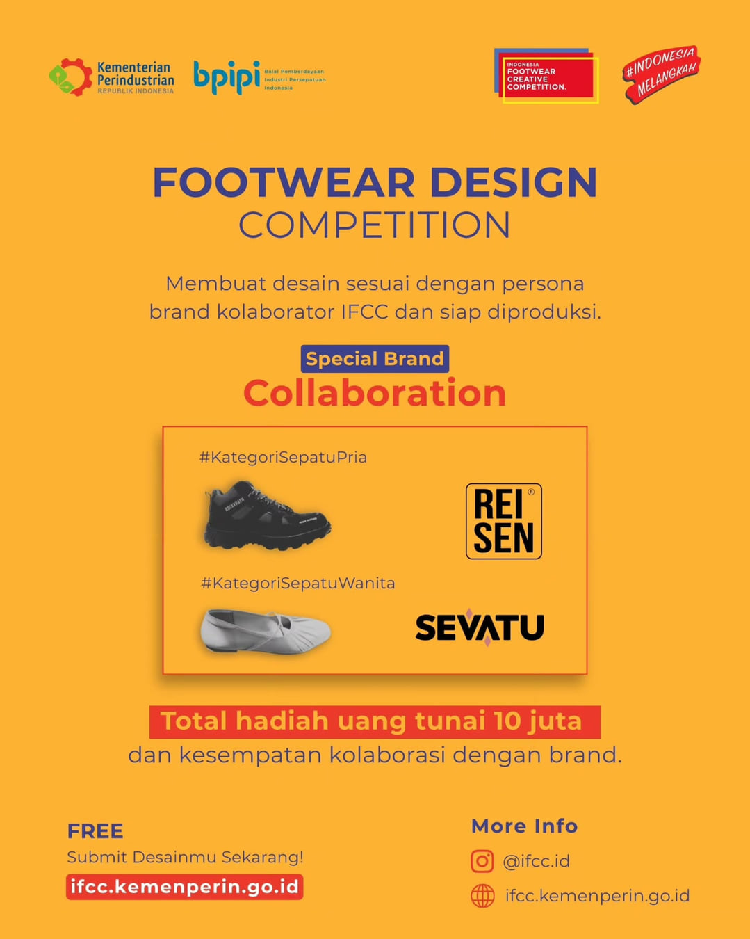 Indonesia Footwear Creative Competition (IFCC) 2026 - Poster 2