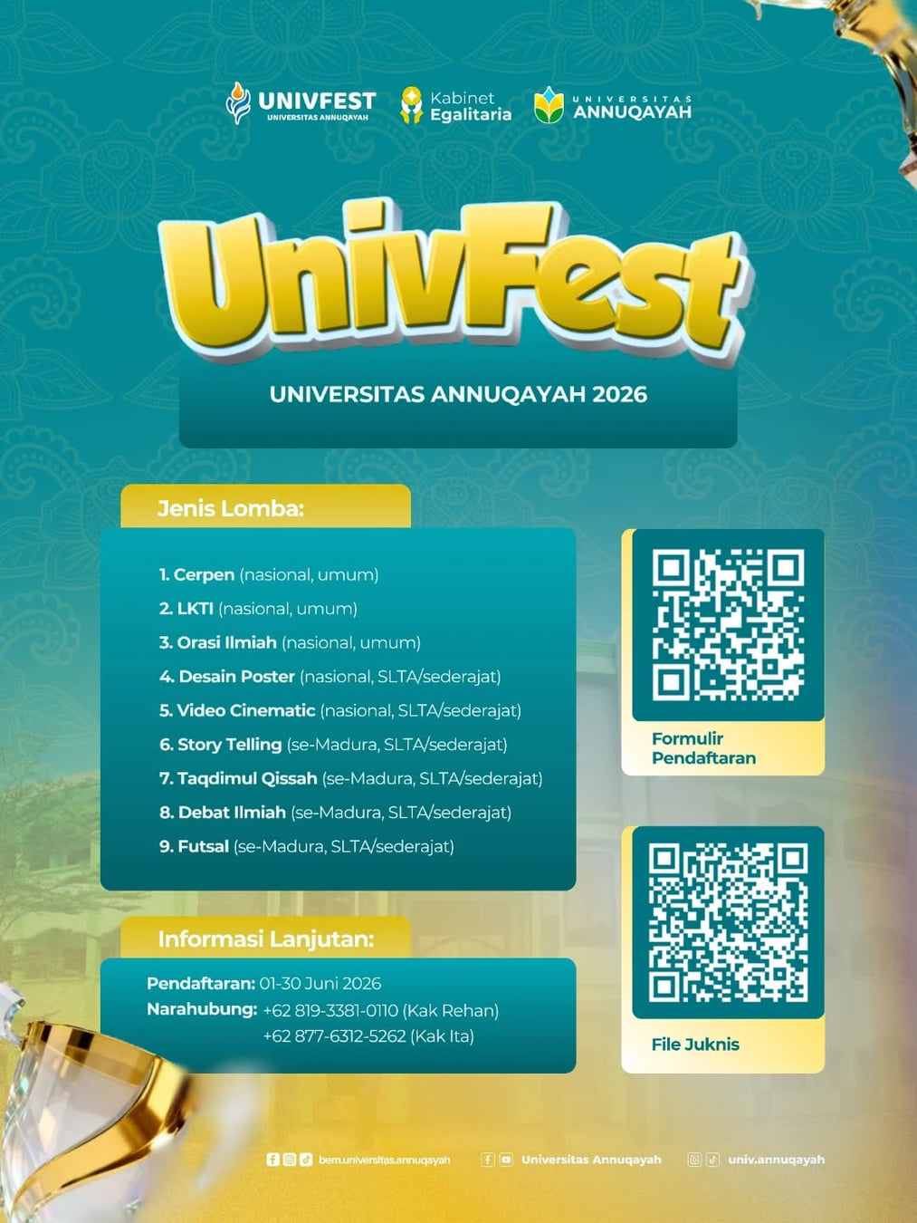UNIVFEST 2026 - Poster 2