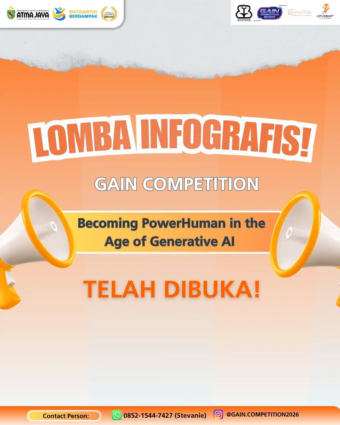 LOMBA INFOGRAFIS GAIN COMPETITION 2026 - Poster 2