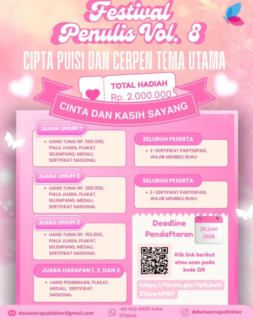 Festival Penulis Vol. 8 - Poster 2