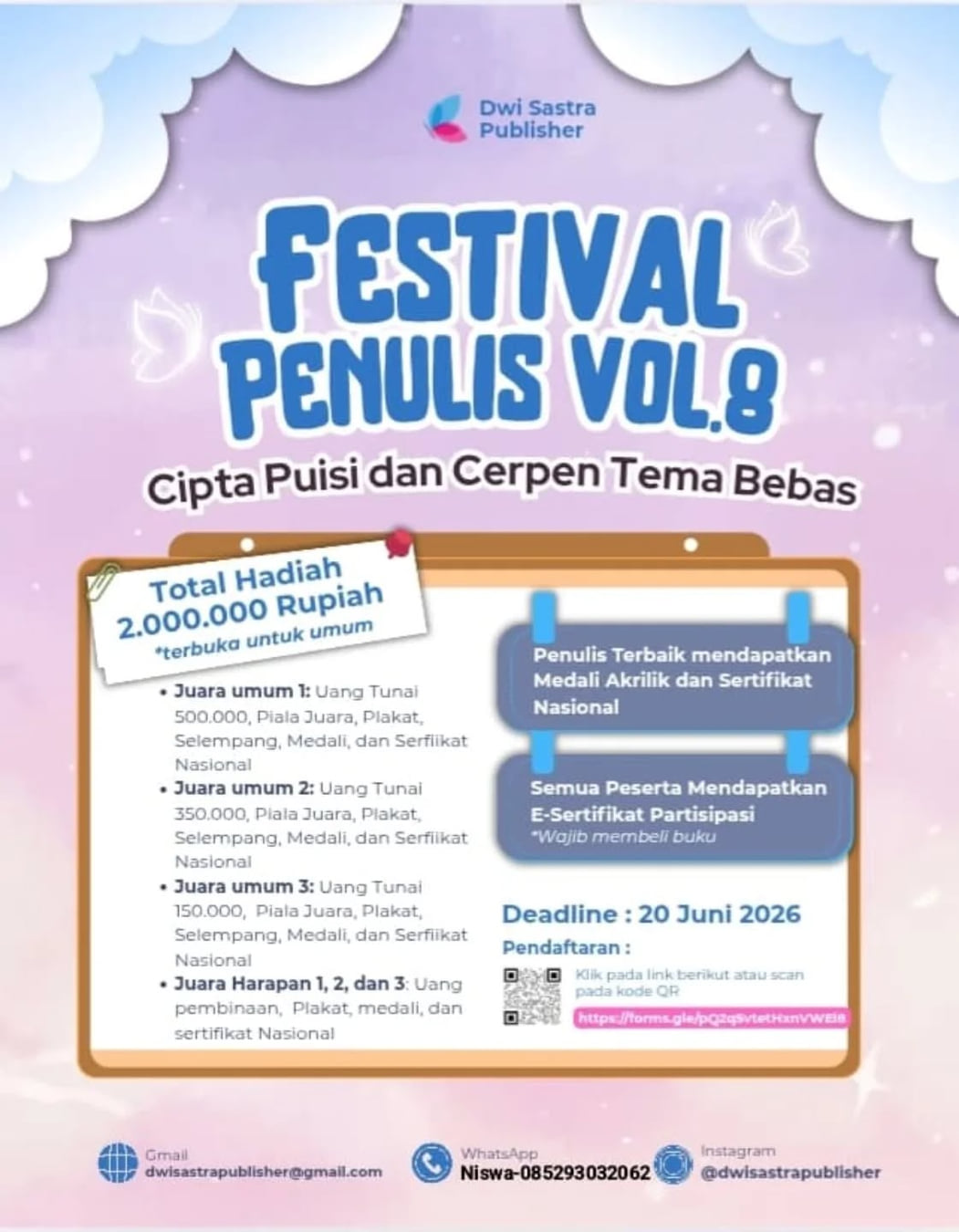 Festival Penulis Vol.8 - Poster 2