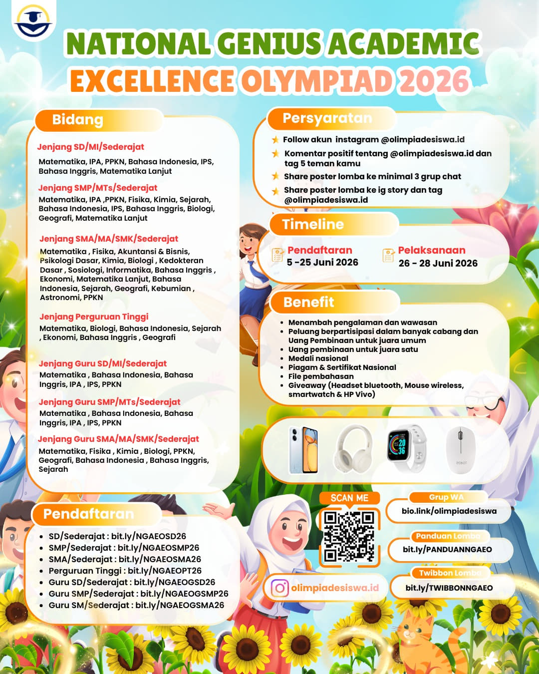 National Genius Academic Excellence Olympiad 2026 - Poster 2