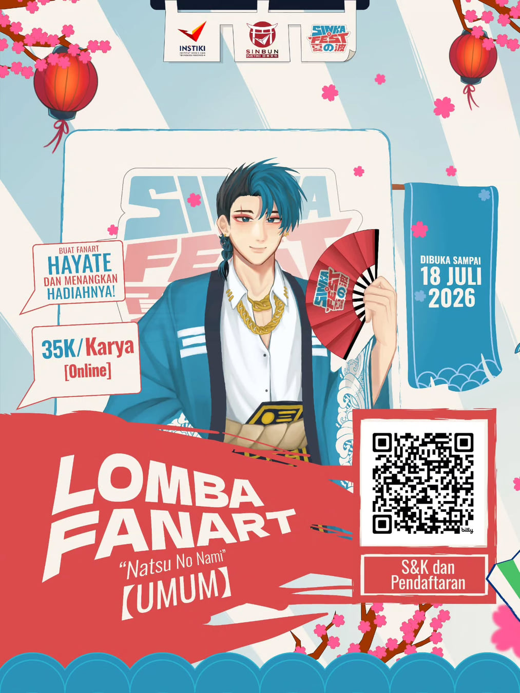 LOMBA FANART SINKAFEST III: NATSU NO NAMI - Poster 2