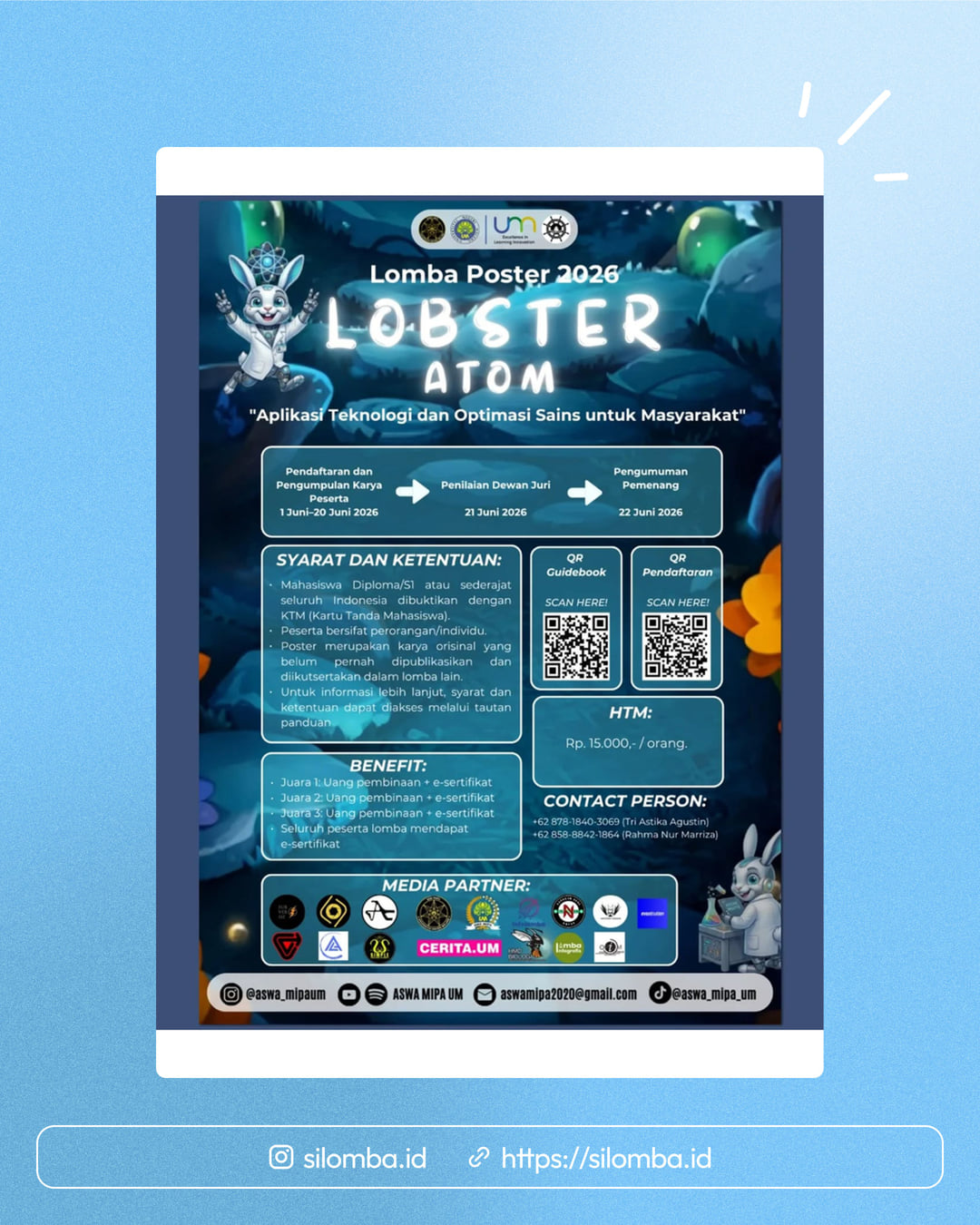 LOBSTER (Lomba Poster) 2026 - Poster 1