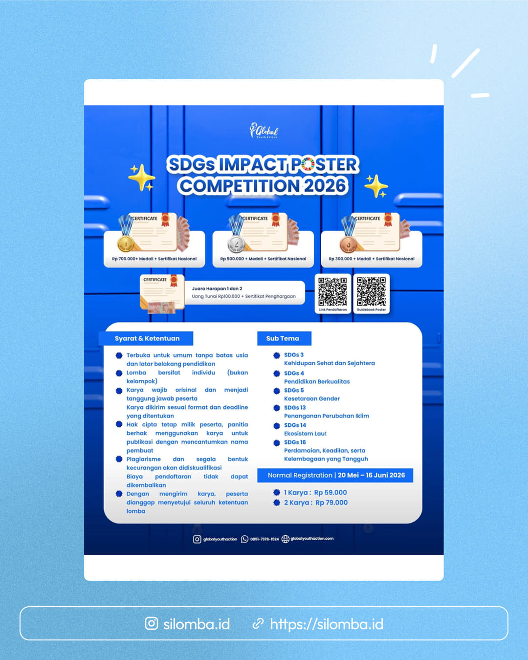 SDGs Impact Poster Competition 2026 - Poster 1