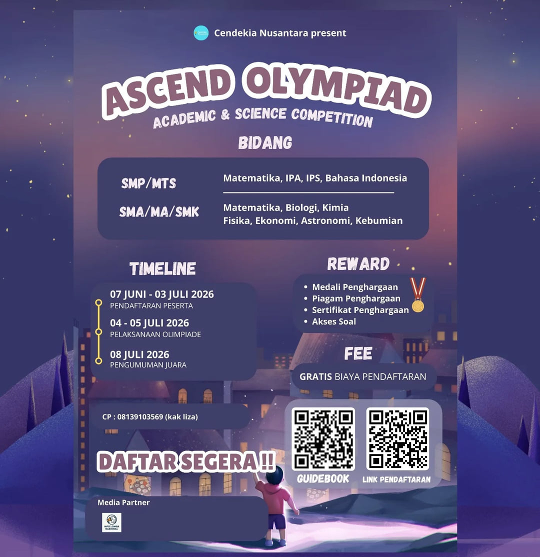 ASCEND OLYMPIAD 2026 - Poster 2