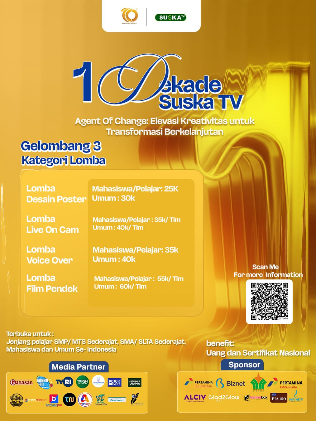 Lomba 1 Dekade Suska TV - Poster 2