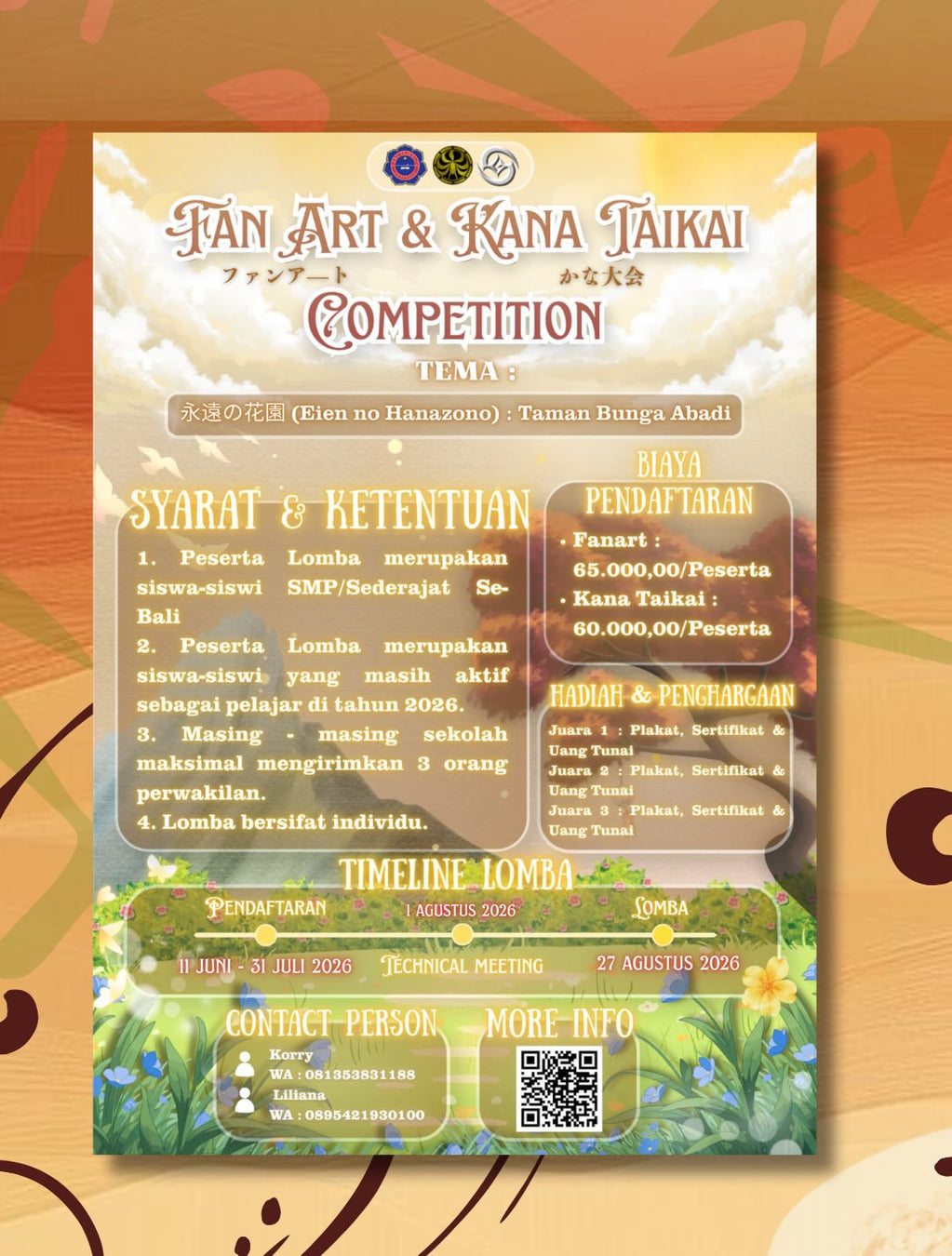 OKONOMIYAKI SISMA - Fanart & Kana Taikai Competition - Poster 2