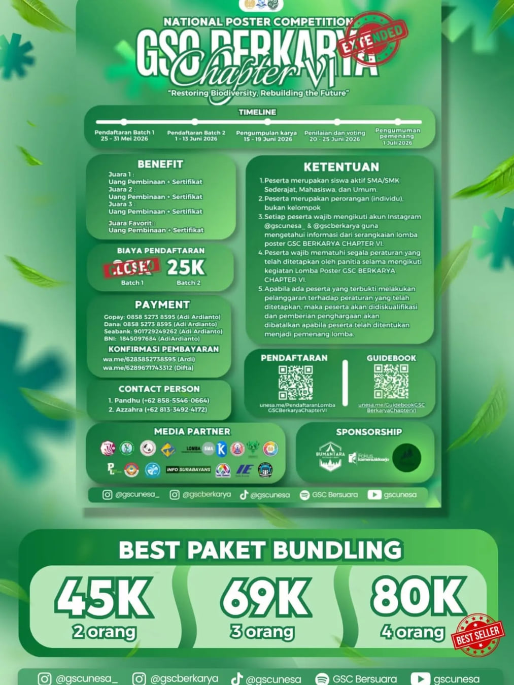 National Poster Competition GSC Berkarya Chapter VI - Poster 2