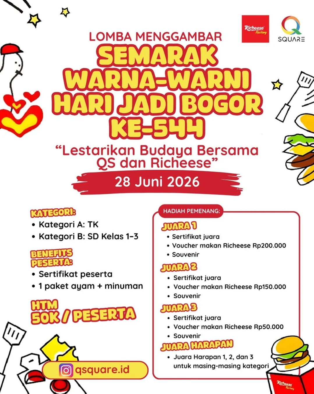 Semarak Warna-Warni Hari Jadi Bogor ke-544 - Poster 2