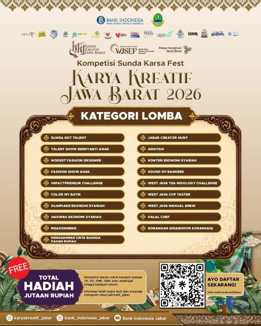 Karya Kreatif Jawa Barat 2026 - Poster 2