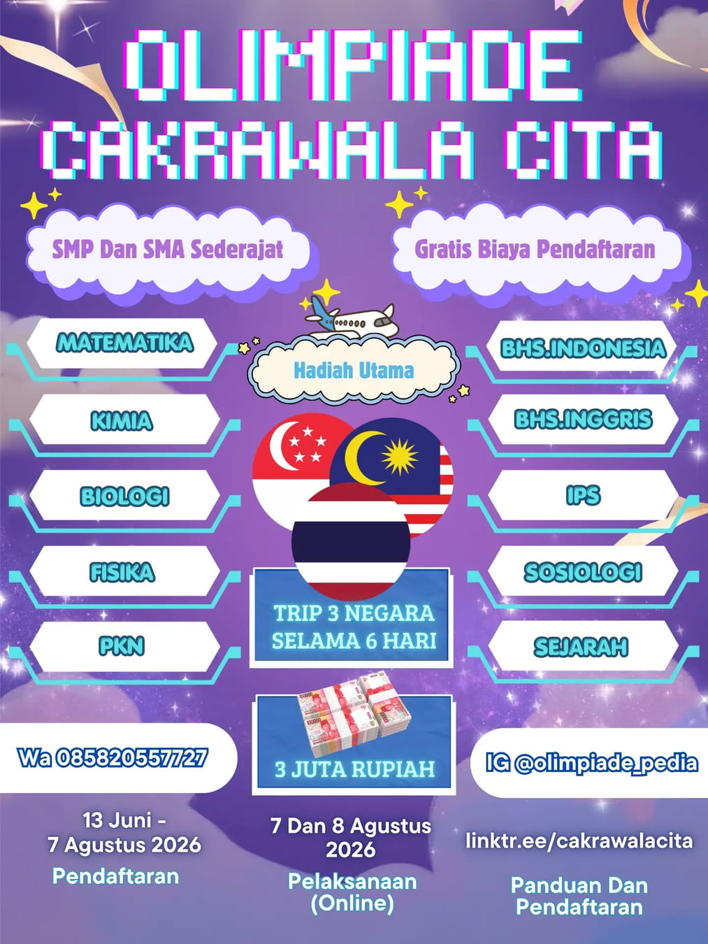 OLIMPIADE CAKRAWALA CITA 2026 - Poster 2