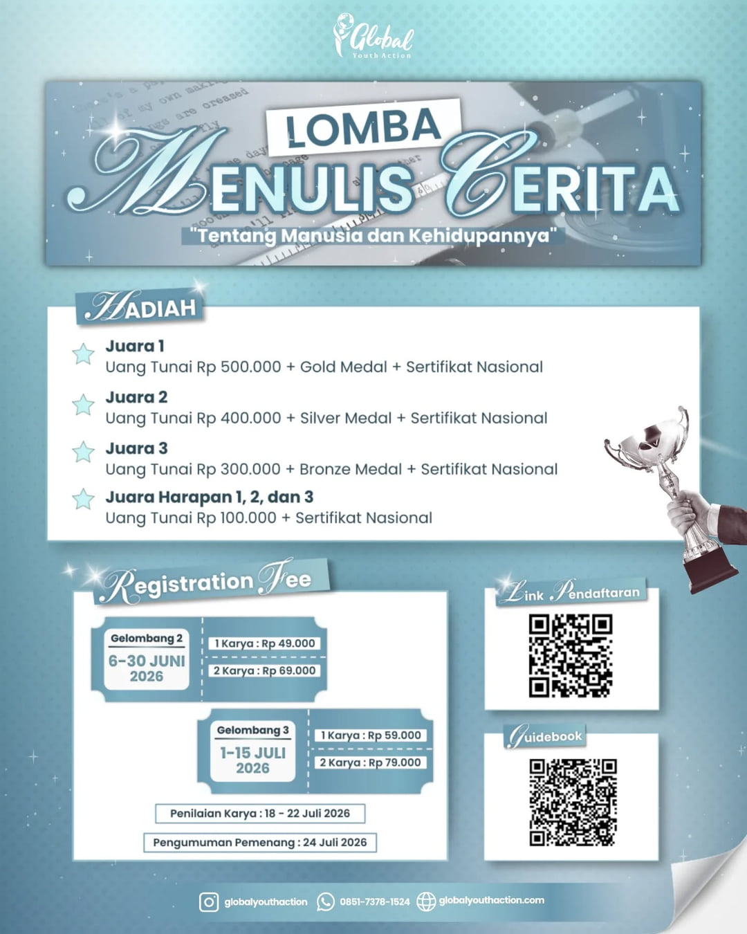 Lomba Menulis Cerita 2026 - Poster 2
