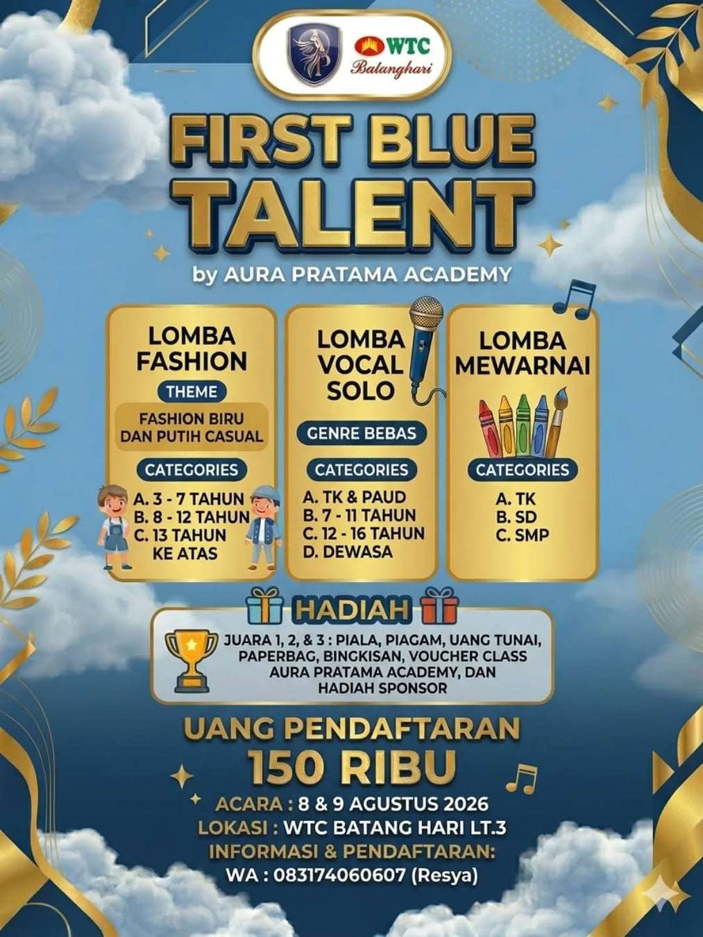 FIRST BLUE TALENT - Poster 2