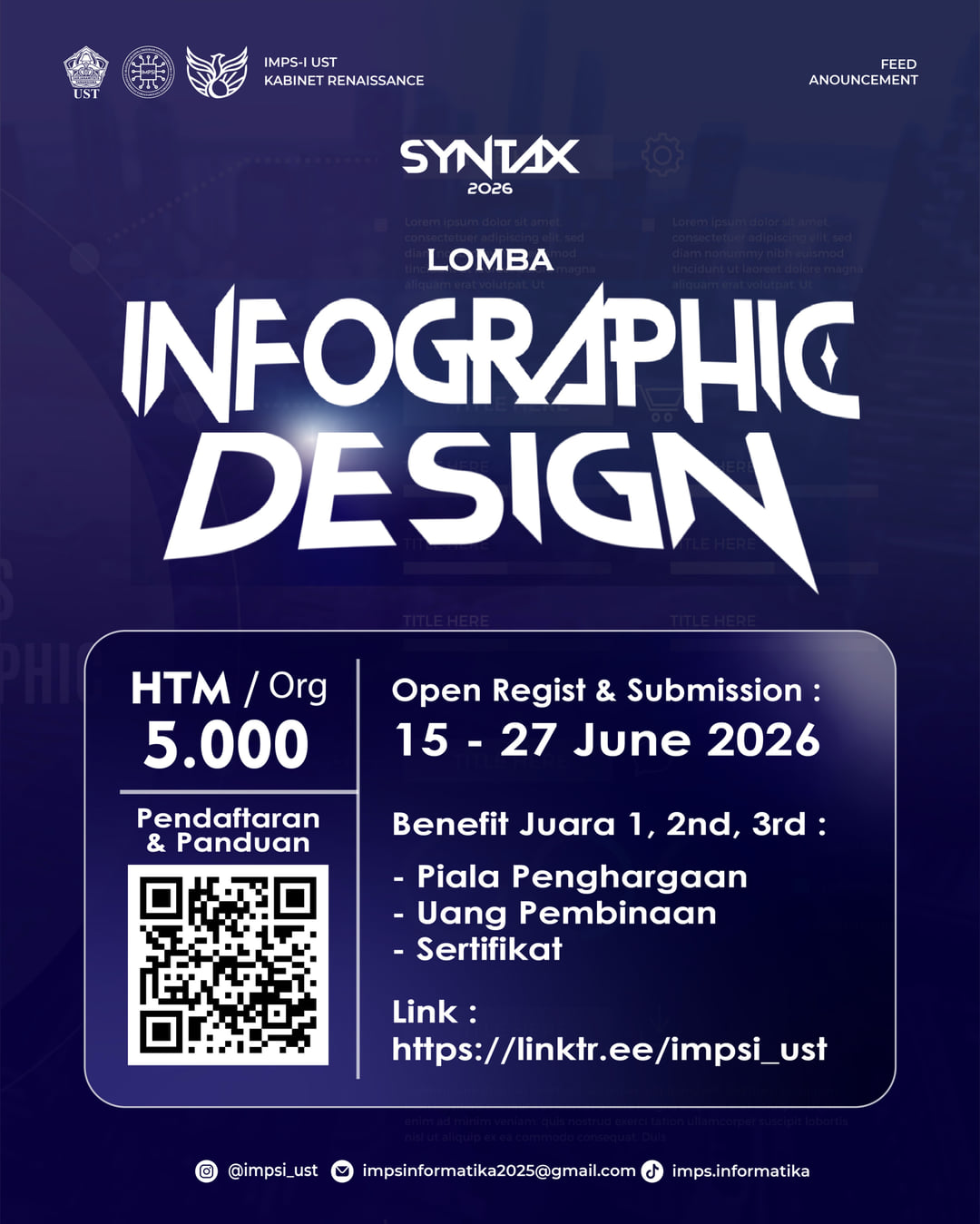 SYNTAX 2026: Lomba Infographic Design - Poster 2