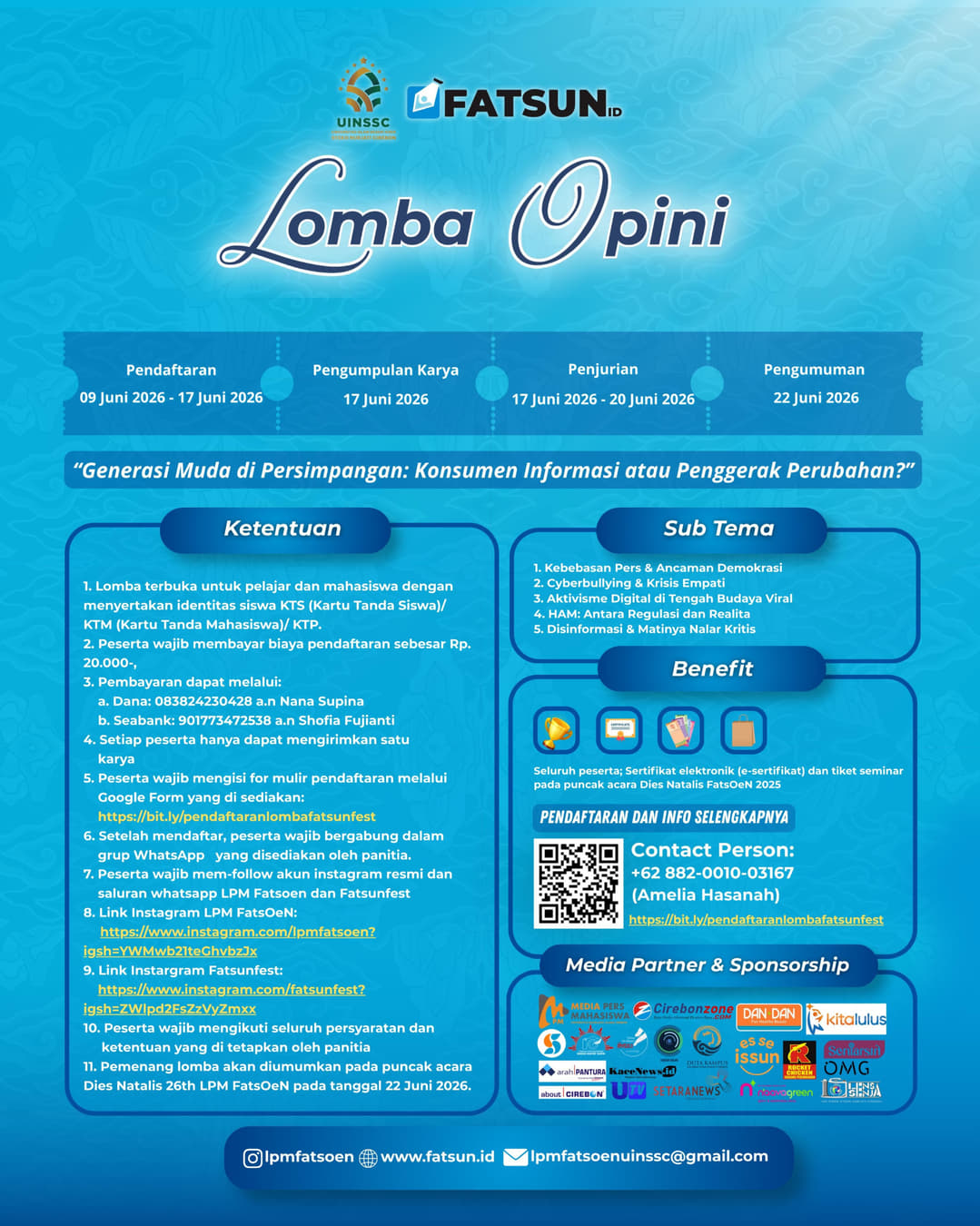Lomba Opini & Poster Fatsun Fest 2026 - Poster 2