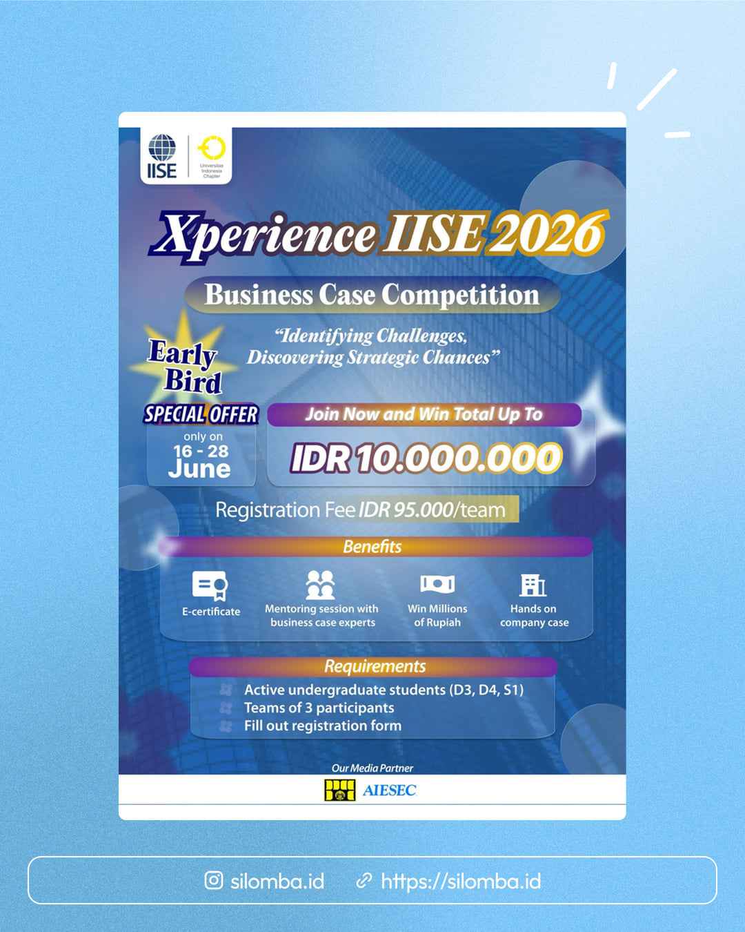 Xperience Business Case Competition 2026 - Poster 1