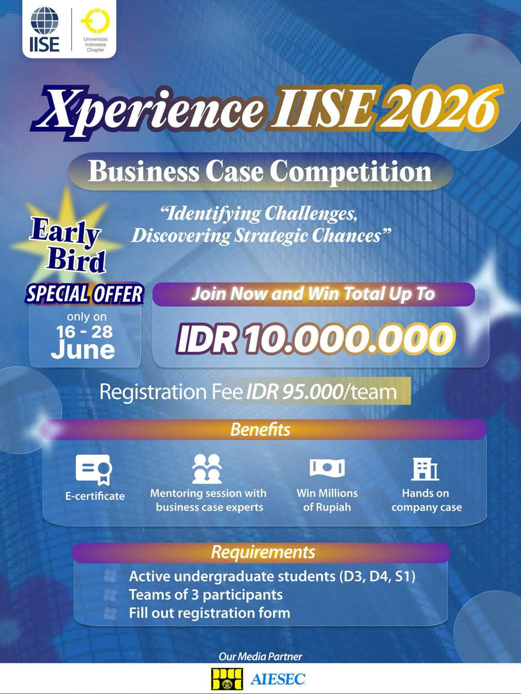 Xperience Business Case Competition 2026 - Poster 2