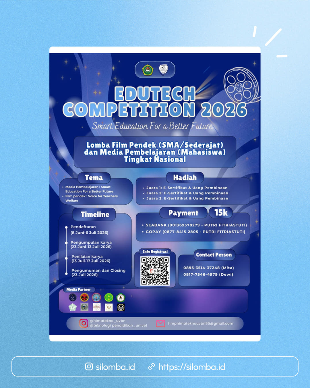 EDUTECH COMPETITION 2026 - Poster 1