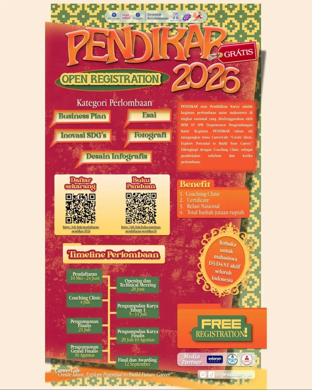 PENDIKAR 2026 - Poster 2