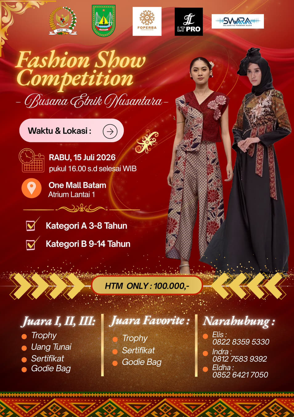 Fashion Show Competition - Busana Etnik Nusantara - Poster 2