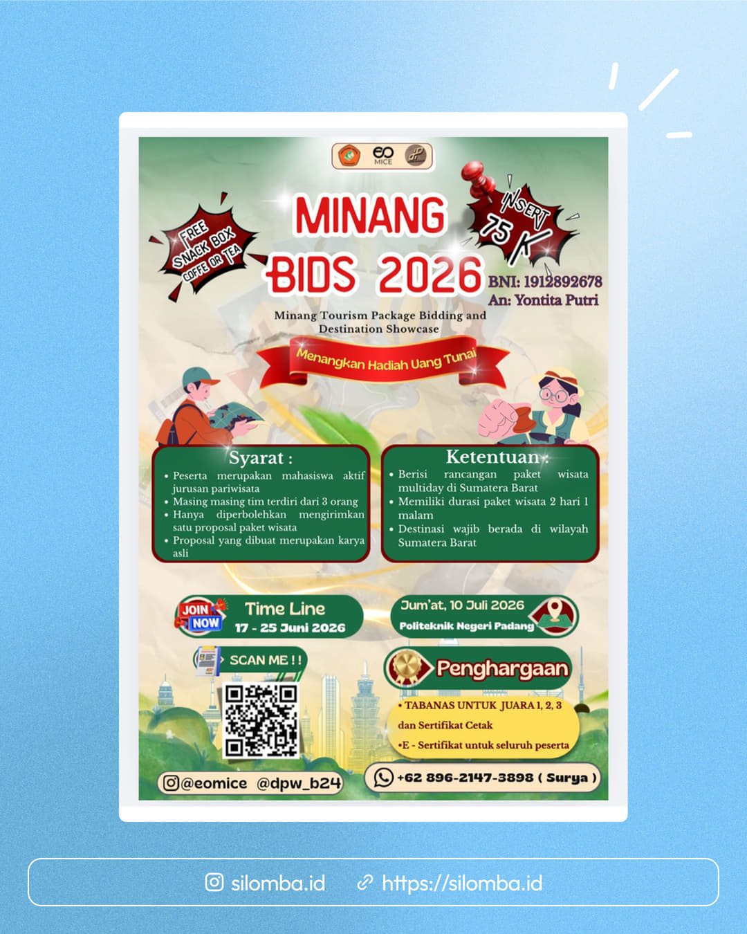 MINANG BIDS 2026 - Poster 1