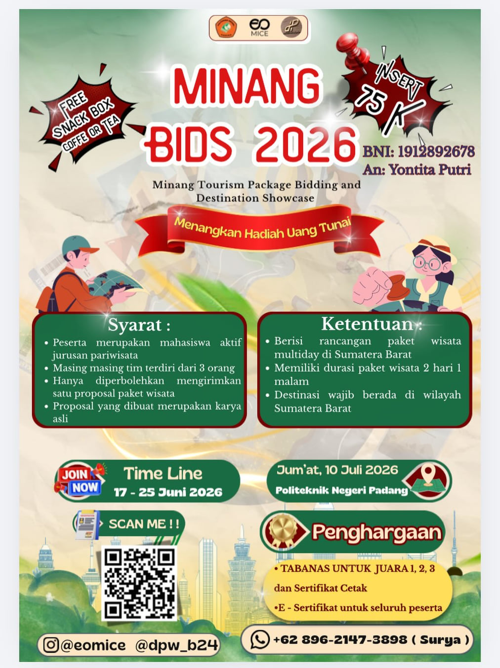 MINANG BIDS 2026 - Poster 2