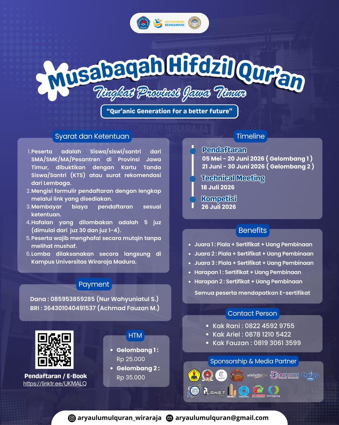Musabaqah Hifdzil Qur'an Tingkat Provinsi Jawa Timur - Poster 2